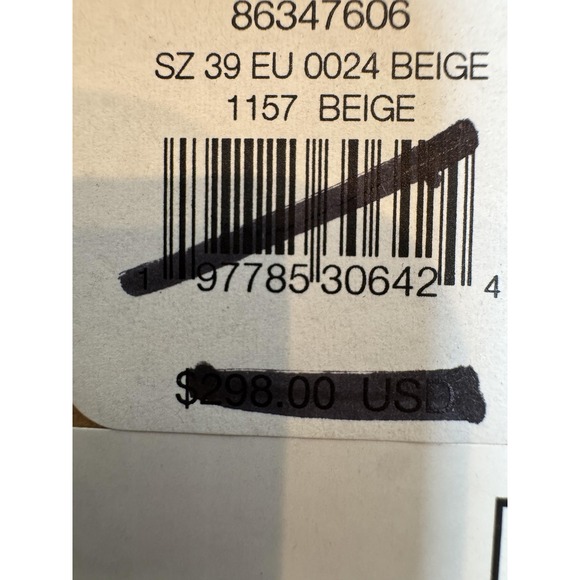 Ash Paquito Sandals Womens Size 8.5 Beige Fringe Gladiator Leather Studded Zip - Picture 13 of 14